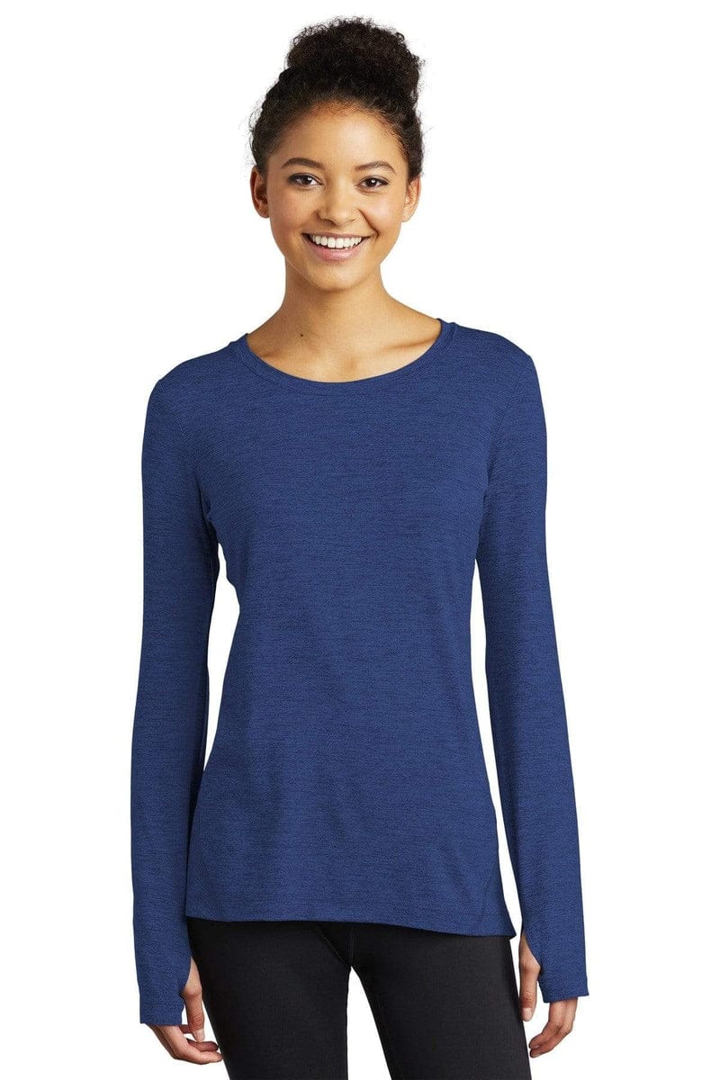 Sport-Tek LST710 Ladies Exchange 1.5 Long Sleeve Crew in 
