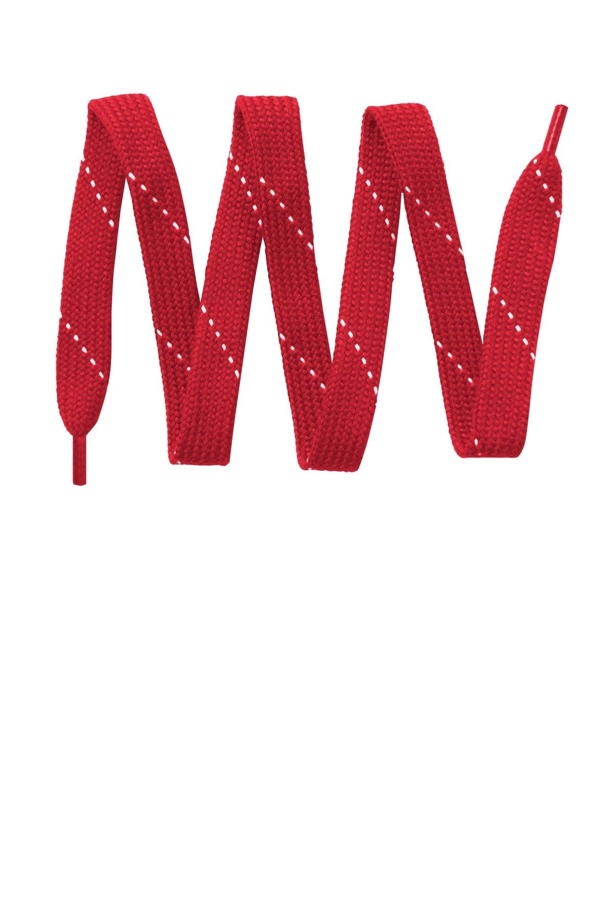 Sport-Tek Laces in Deep Red/ White