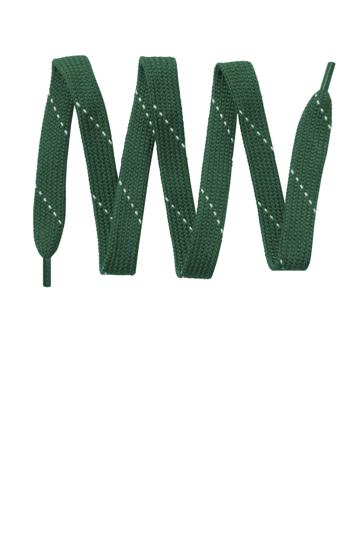 Sport-Tek Laces in Forest Green/ White