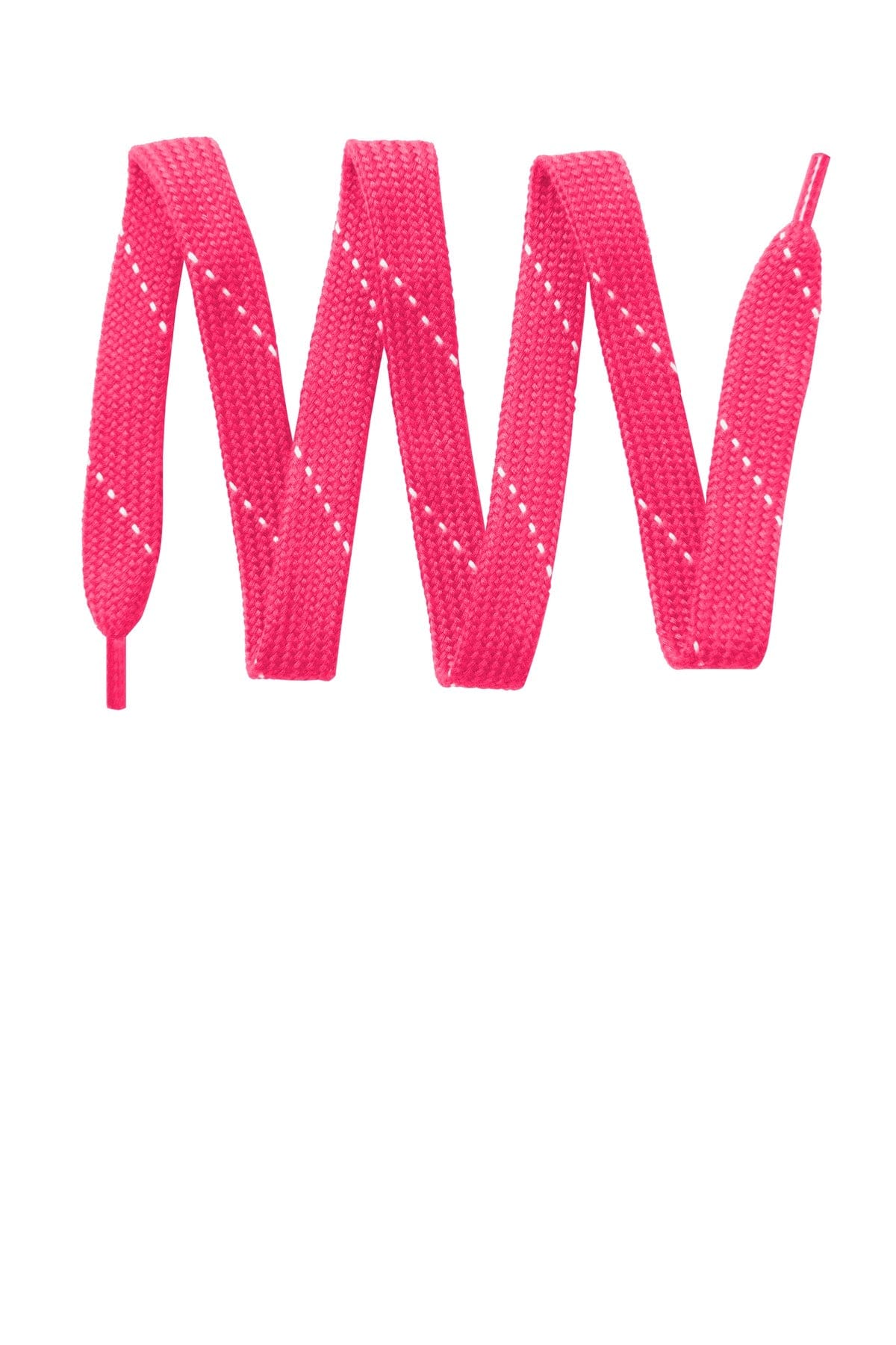 Sport-Tek Laces in Neon Pink/ White