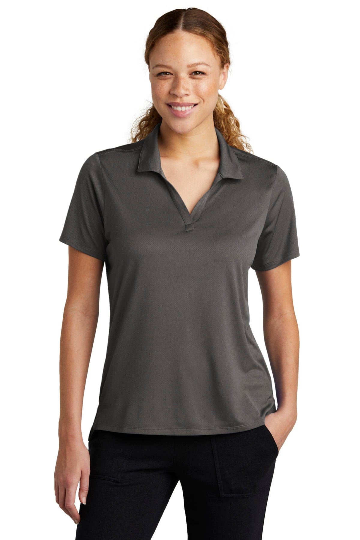 Sport-Tek Ladies Sideline Polo LST535 in Graphite