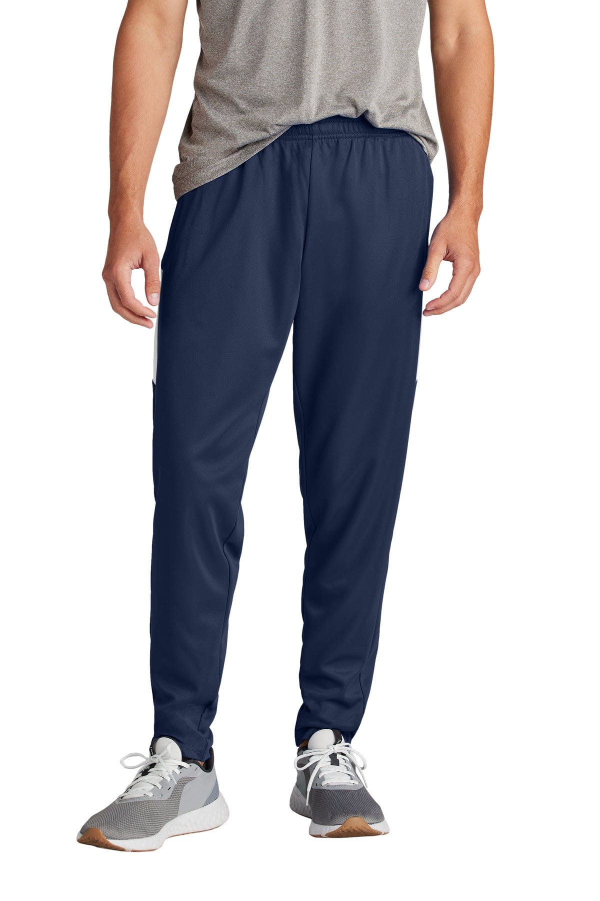 Sport-Tek PST800 Travel Pant in True Navy/ White