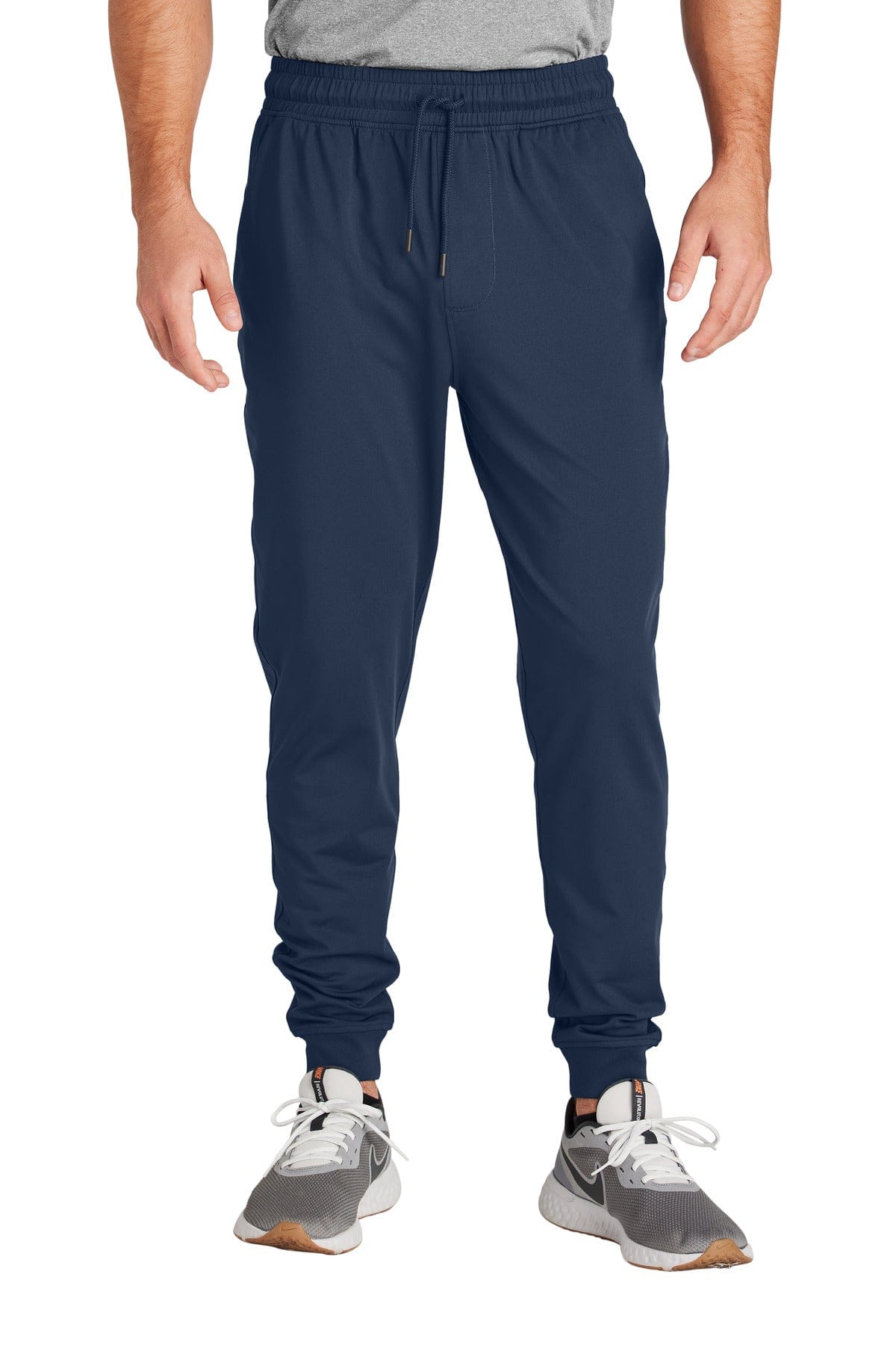 Sport-Tek PST858 Sport-Wick Stretch Jogger in True Navy