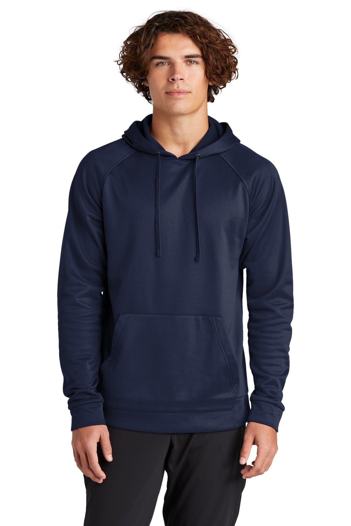 Sport-Tek Re-Compete Fleece Pullover Hoodie ST730 in True Navy