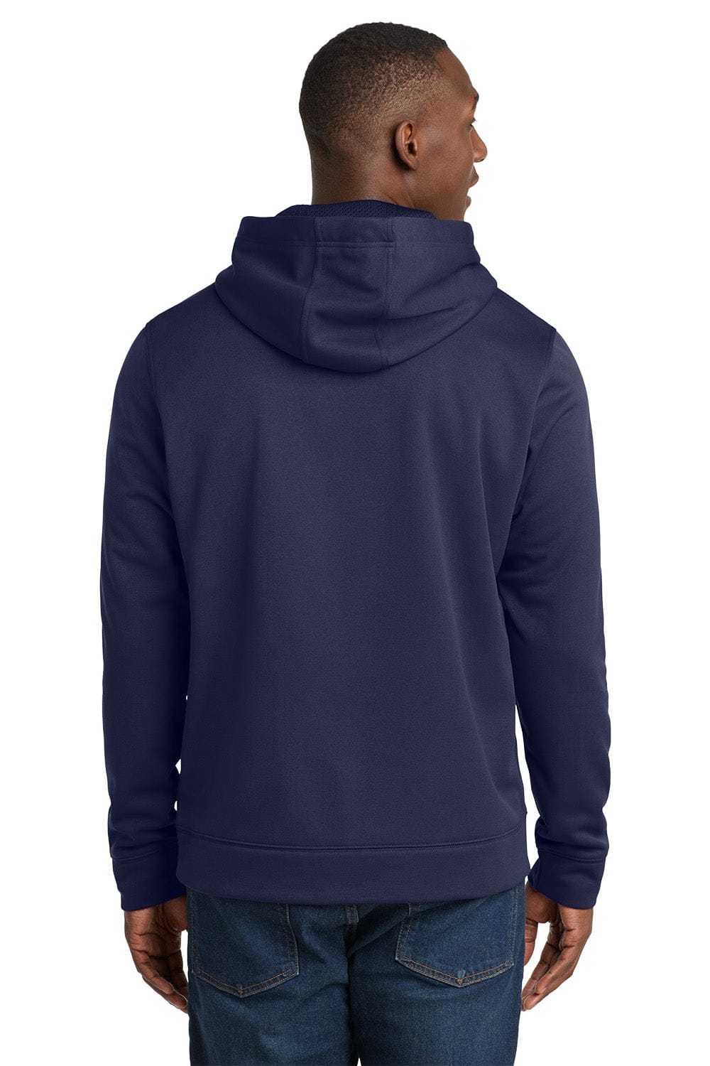 Sport-Tek Repel Fleece Hooded Pullover. ST290 in True Navy