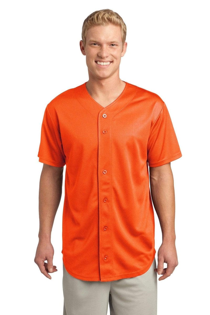 Sport-Tek ST220 PosiCharge Tough Mesh Full-Button Jersey in 