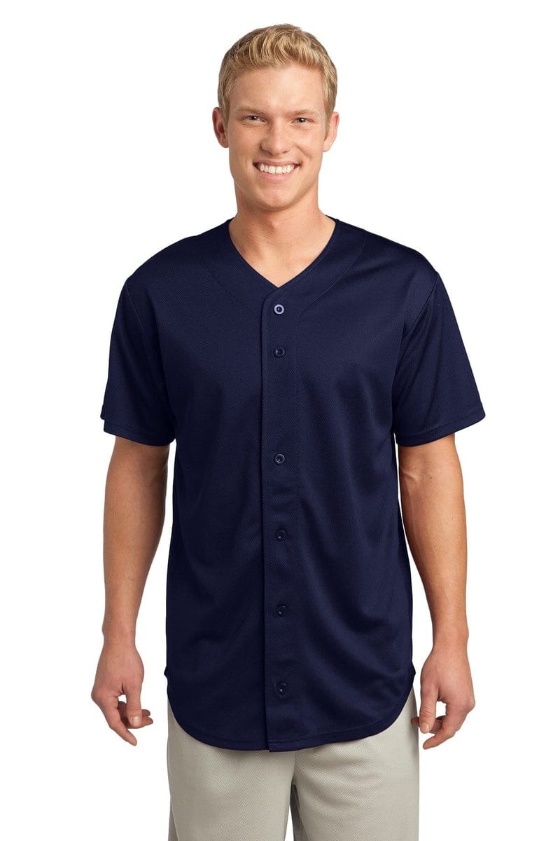 Sport-Tek ST220 PosiCharge Tough Mesh Full-Button Jersey in 