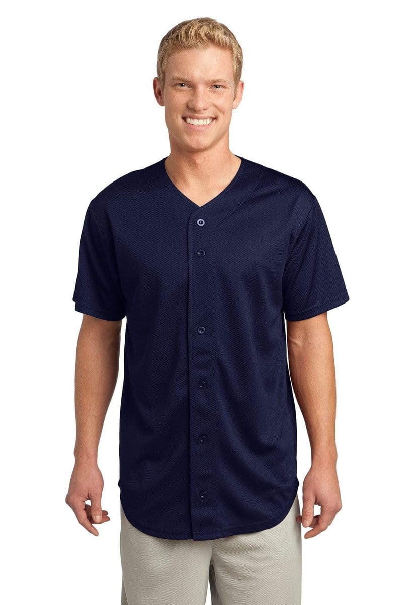 Sport-Tek ST220 PosiCharge Tough Mesh Full-Button Jersey in 