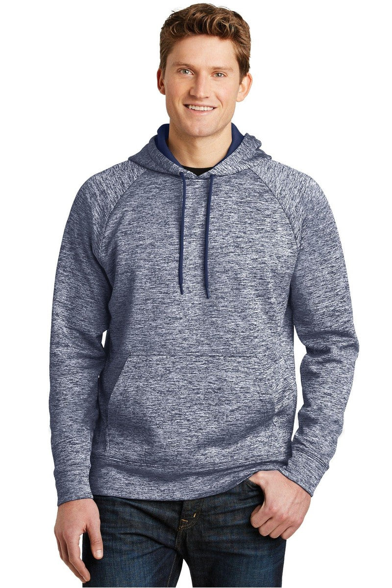 Sport-Tek ST225 PosiCharge Electric Heather Fleece Hooded Pullover in 