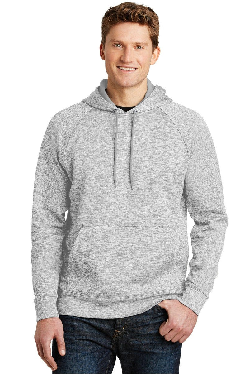 Sport-Tek ST225 PosiCharge Electric Heather Fleece Hooded Pullover in 