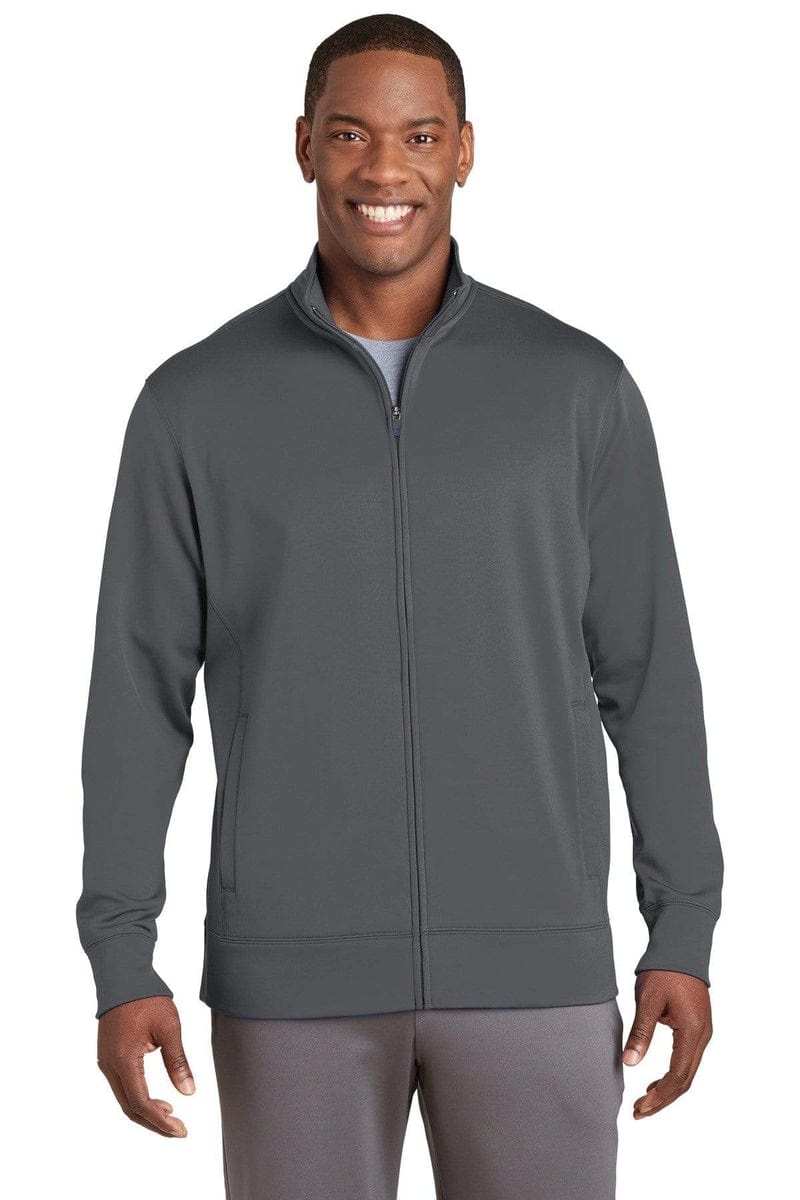 Sport-Tek ST241 Sport-Wick Fleece Full-Zip Jacket in 