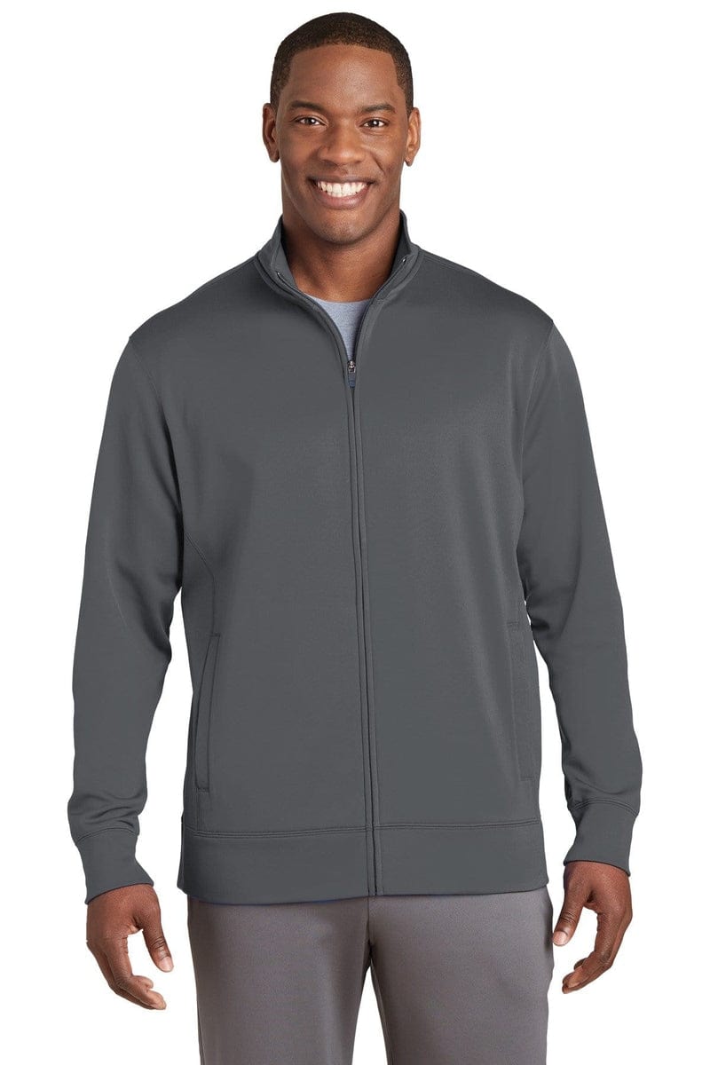 Sport-Tek ST241 Sport-Wick Fleece Full-Zip Jacket in 