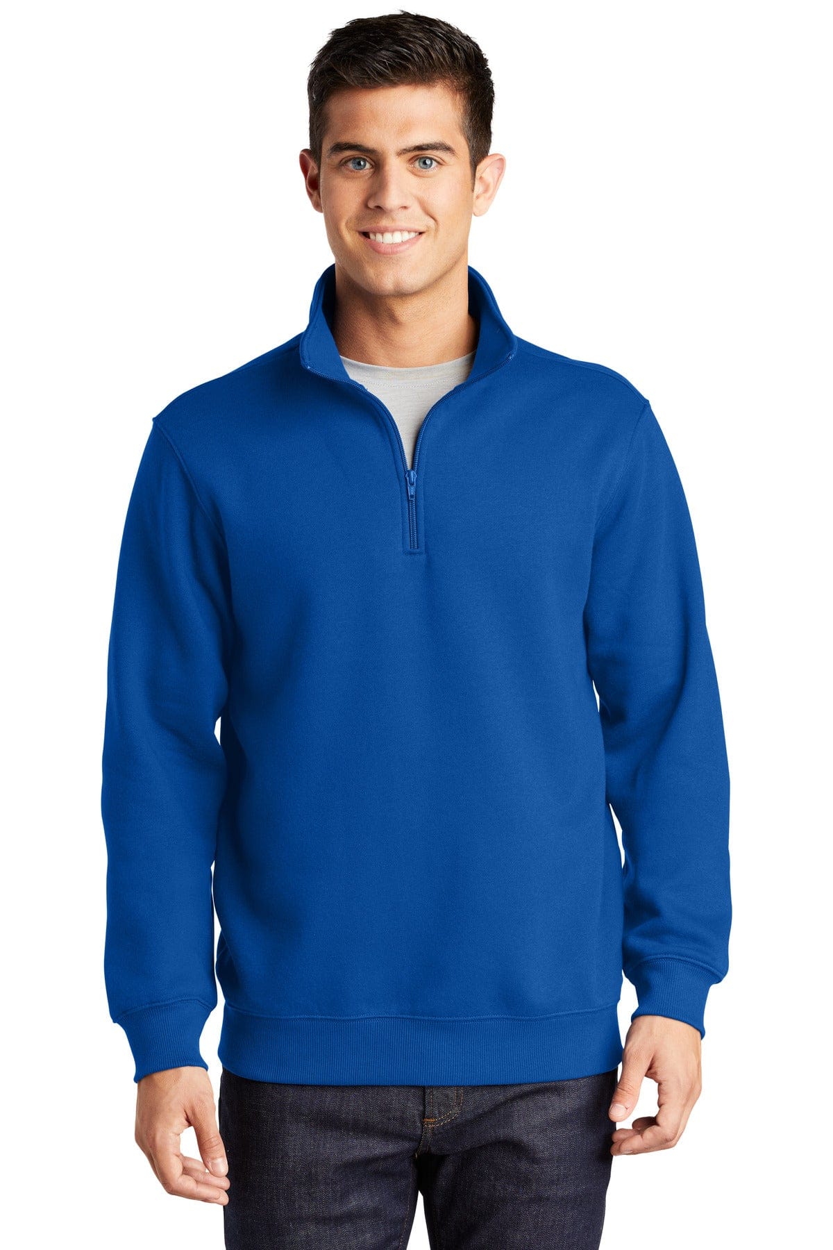 Sport-Tek Sweatshirts/Fleece XS / True Royal Sport-Tek ST253 Quarter Zip Pullover