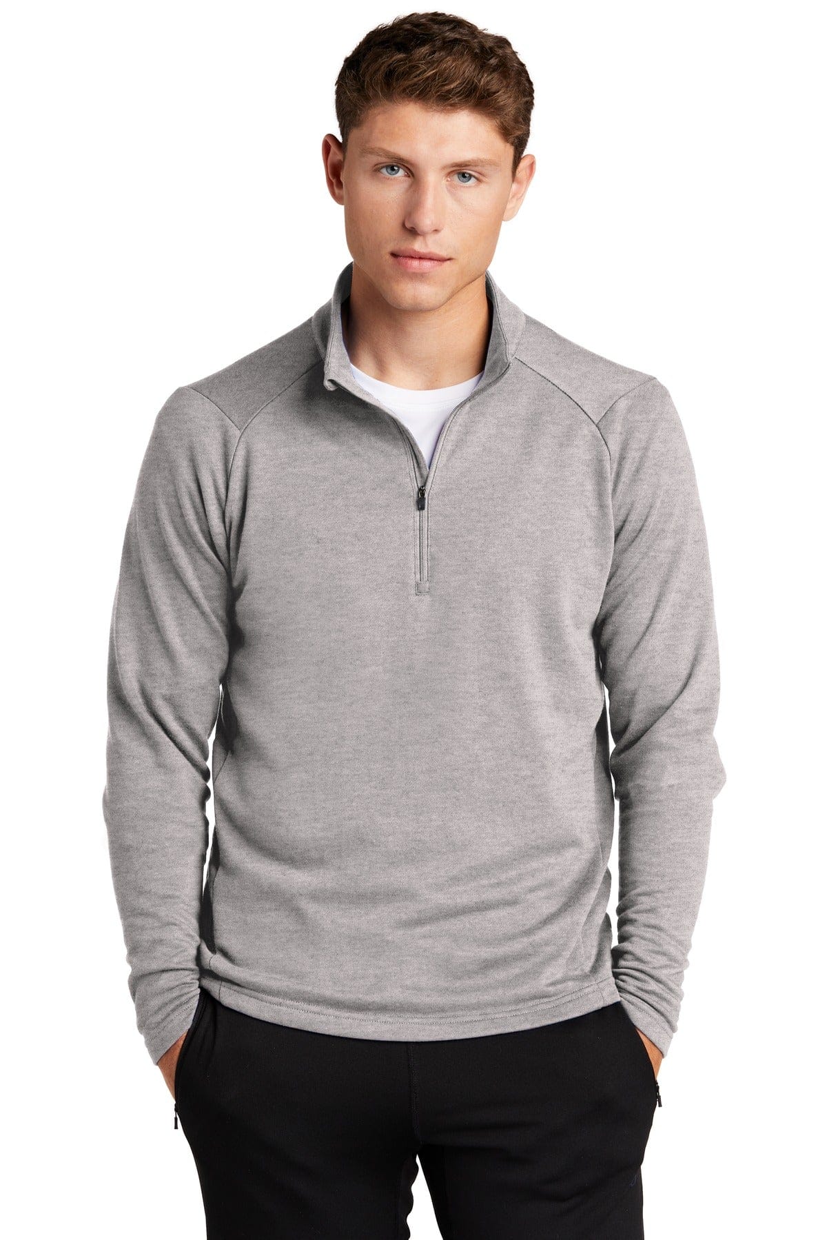 Sport-Tek Sweatshirts/Fleece XS / Heather Grey Sport-Tek ST273 Lightweight French Terry 1/4-Zip Pullover