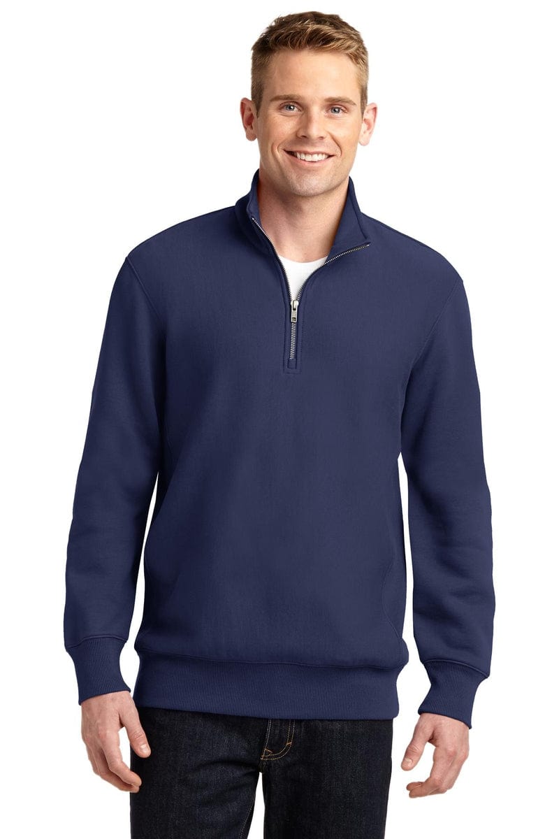 Sport-Tek ST283 Super Heavyweight 1/4-Zip Pullover Sweatshirt in 