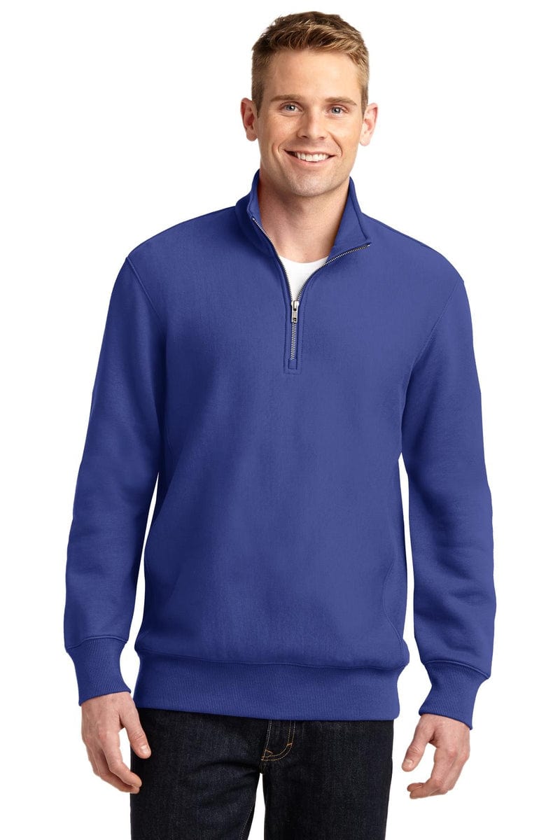 Sport-Tek ST283 Super Heavyweight 1/4-Zip Pullover Sweatshirt in 