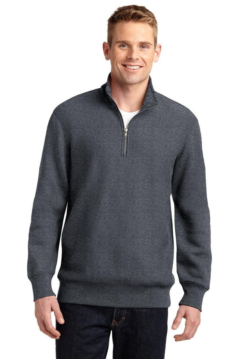 Sport-Tek ST283 Super Heavyweight 1/4-Zip Pullover Sweatshirt in 