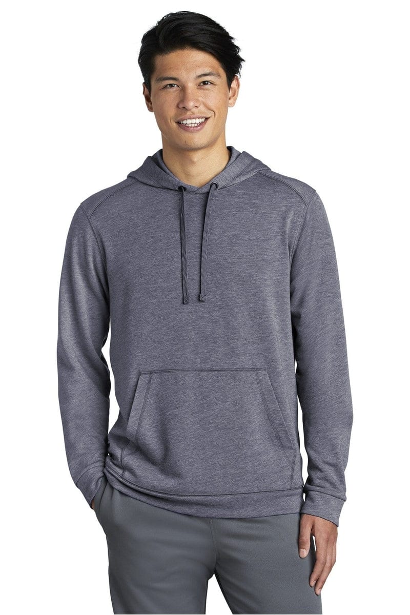 Sport-Tek ST296 PosiCharge Tri-Blend Wicking Fleece Hooded Pullover in 