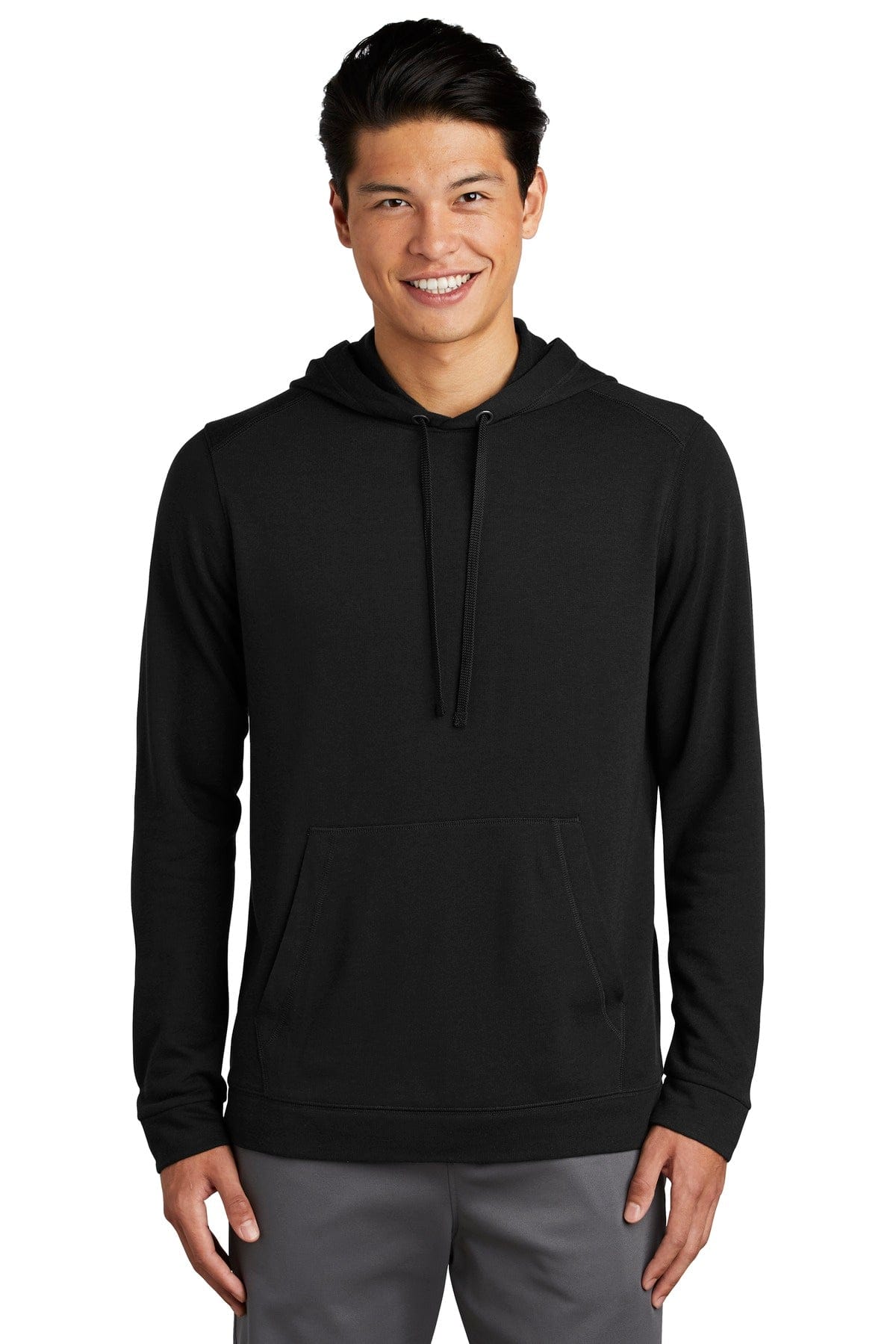 Sport-Tek ST296 PosiCharge Tri-Blend Wicking Fleece Hooded Pullover in 