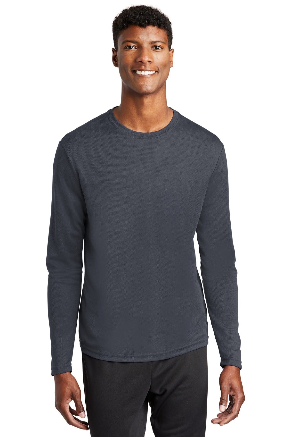 Sport-Tek T-Shirts XS / Graphite Sport-Tek ST340LS PosiCharge RacerMesh Long Sleeve Tee