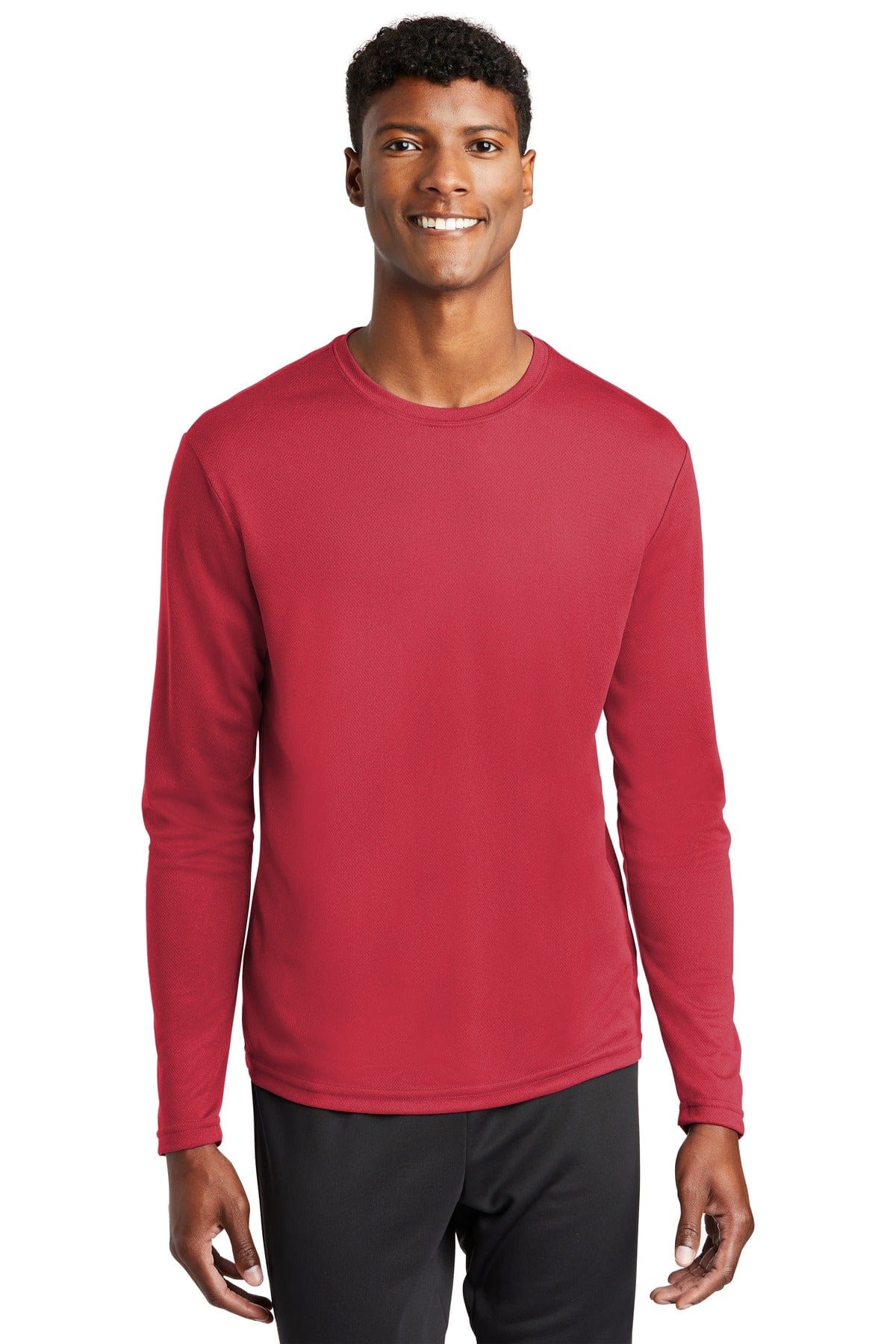 Sport-Tek T-Shirts XS / True Red Sport-Tek ST340LS PosiCharge RacerMesh Long Sleeve Tee