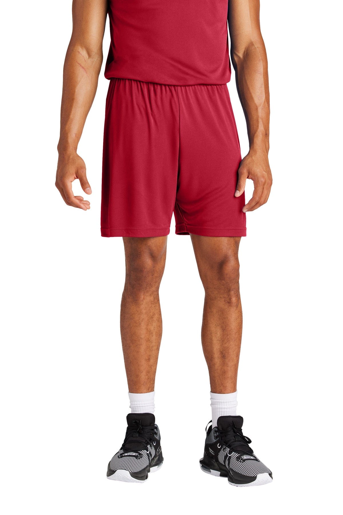 Sport-Tek ST349 PosiCharge Competitor 7' Short in Deep Red