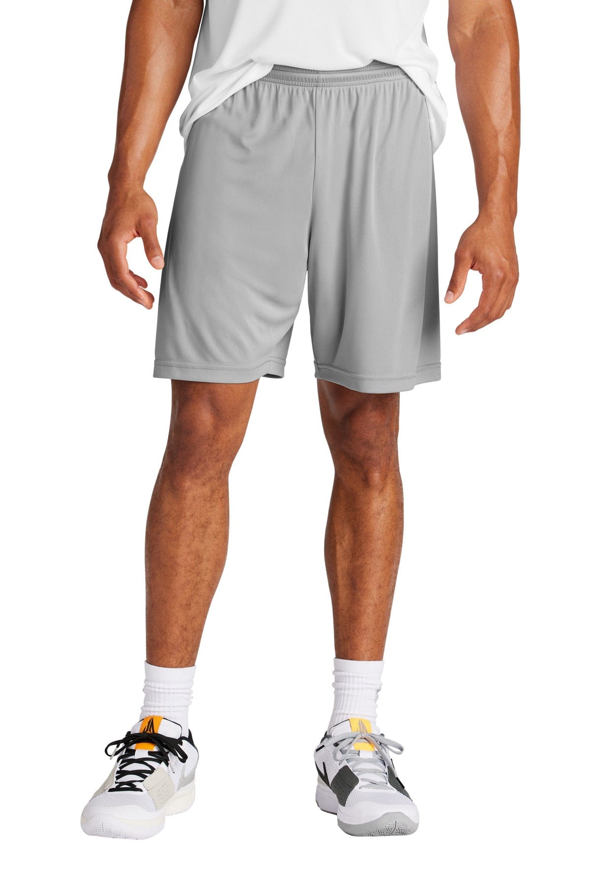 Sport-Tek ST349 PosiCharge Competitor 7' Short in Silver