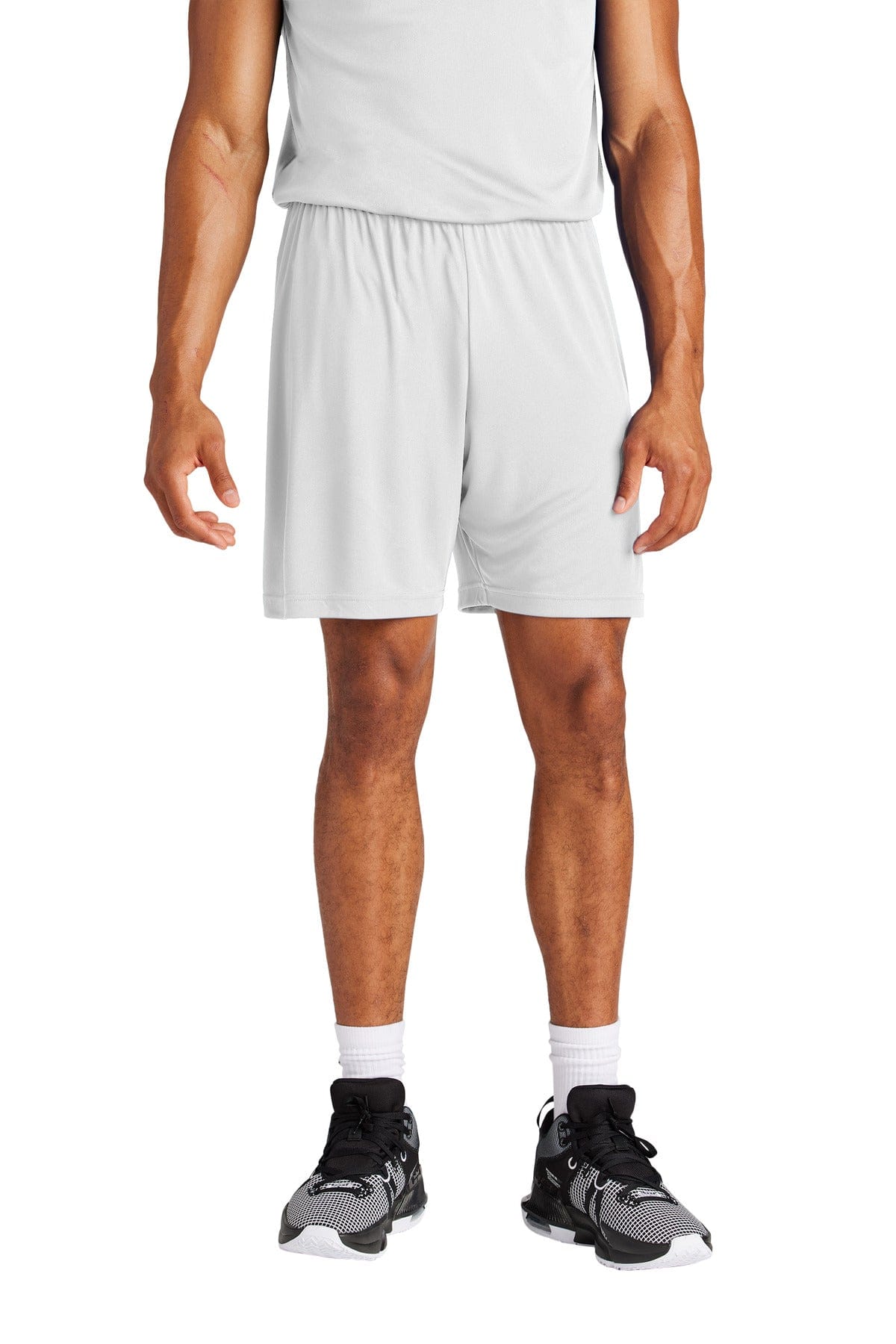 Sport-Tek ST349 PosiCharge Competitor 7' Short in White