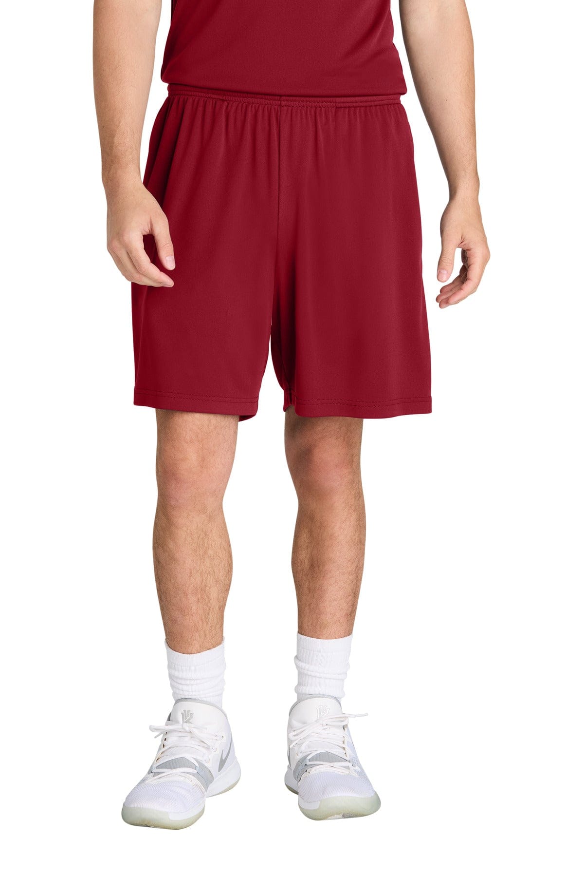 Sport-Tek ST349P PosiCharge Competitor 7' Pocketed Short in Deep Red