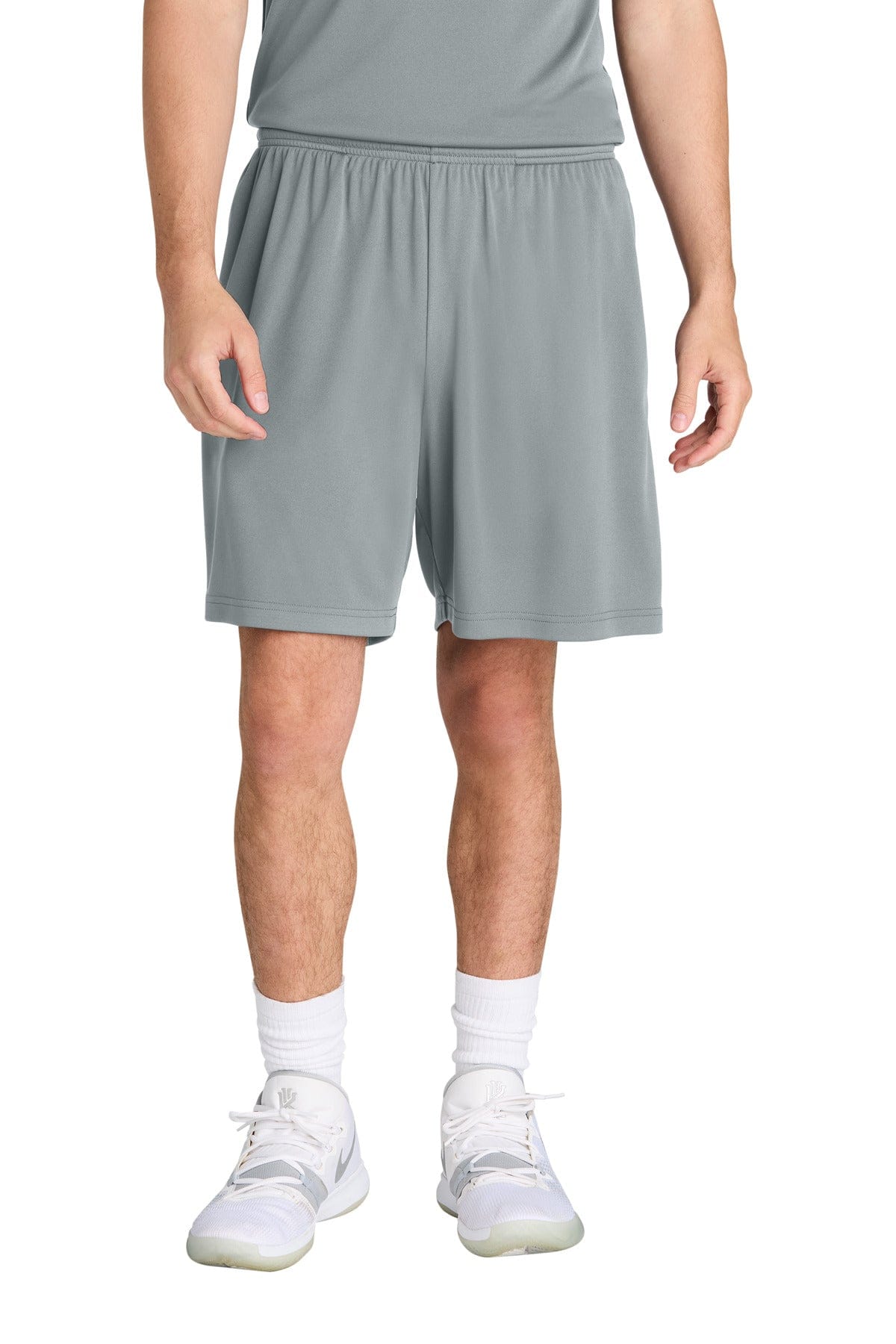 Sport-Tek ST349P PosiCharge Competitor 7' Pocketed Short in Silver