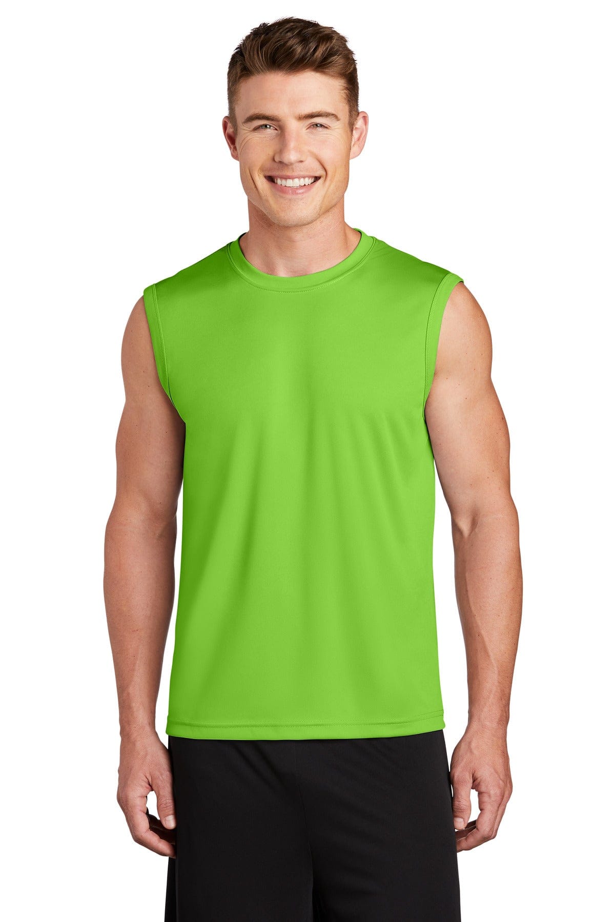 Sport-Tek T-Shirts XS / Lime Shock Sport-Tek ST352 Sleeveless PosiCharge Competitor Tee