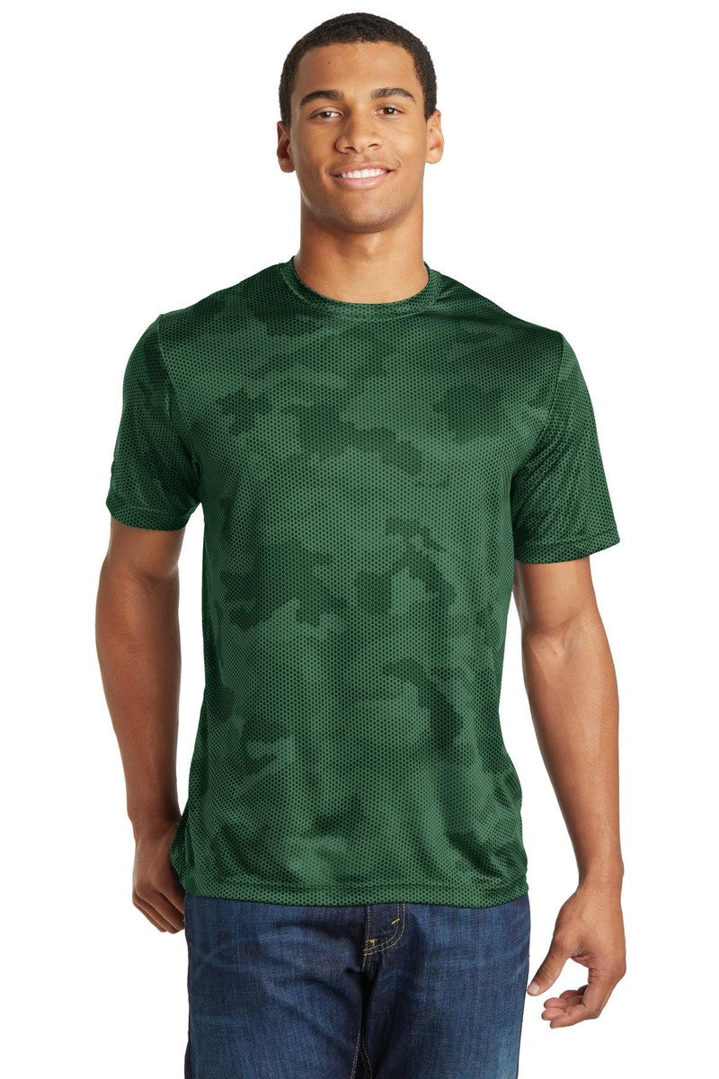 Sport-Tek ST370 CamoHex Tee in 