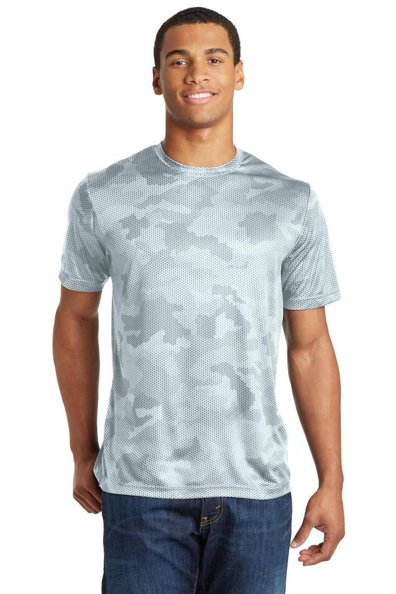 Sport-Tek ST370 CamoHex Tee in 