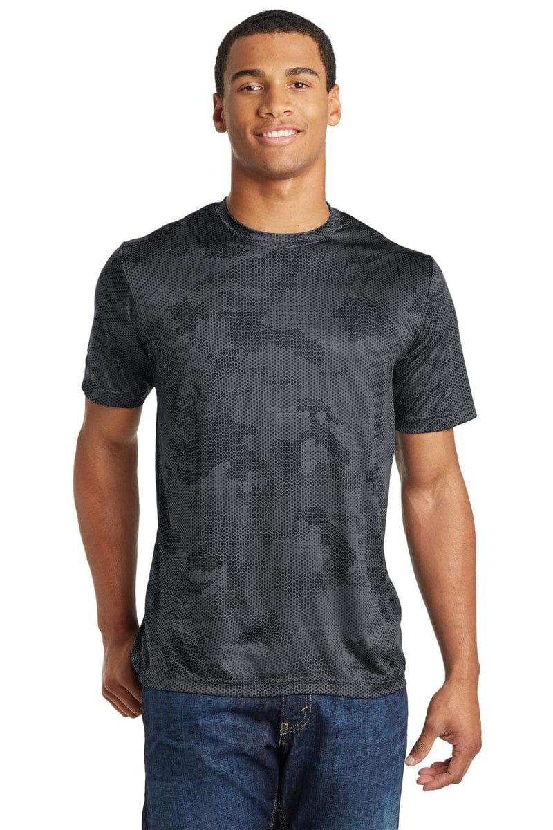 Sport-Tek ST370 CamoHex Tee in 