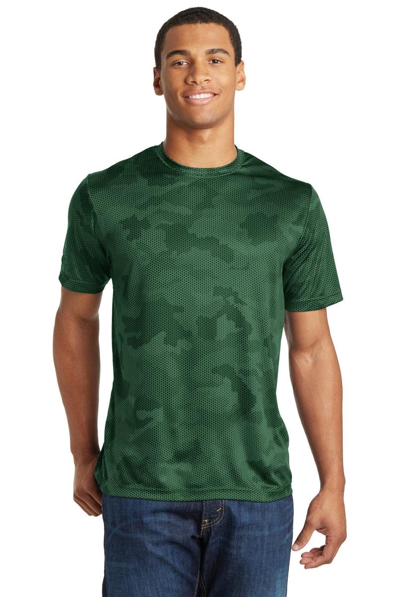 Sport-Tek ST370 CamoHex Tee in 