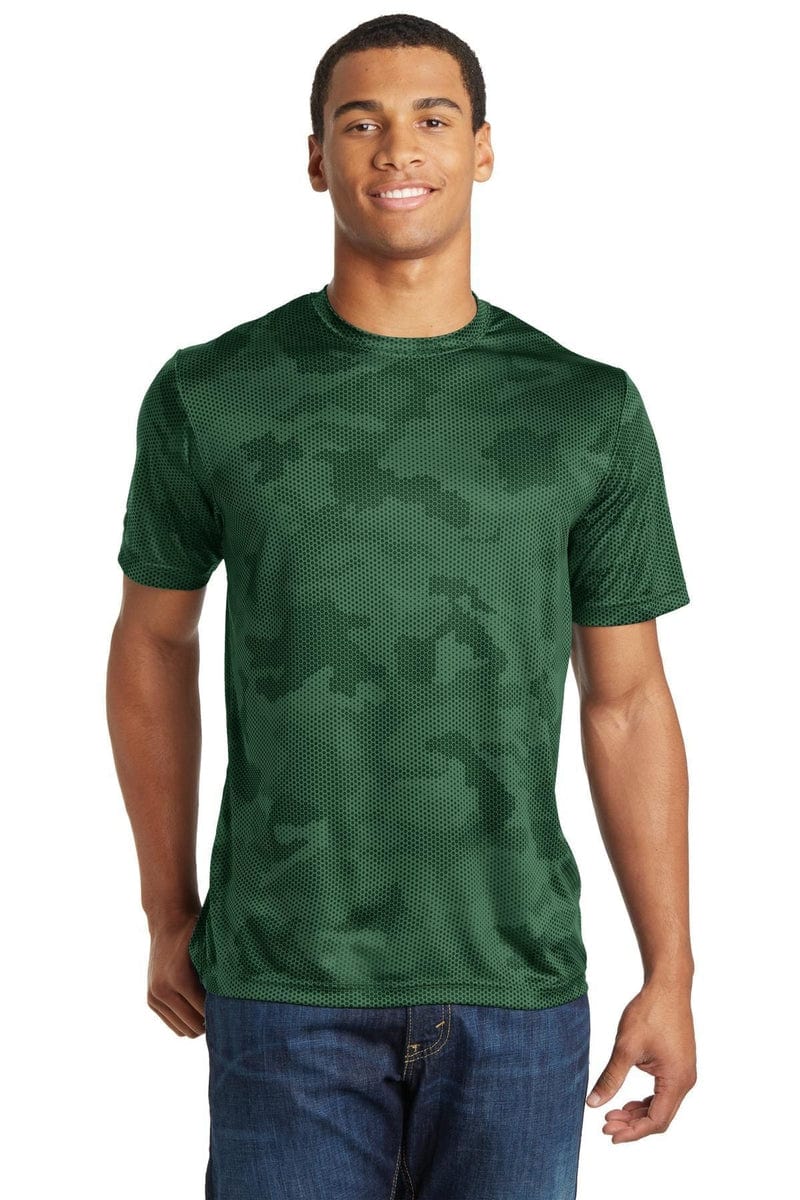 Sport-Tek ST370 CamoHex Tee in 
