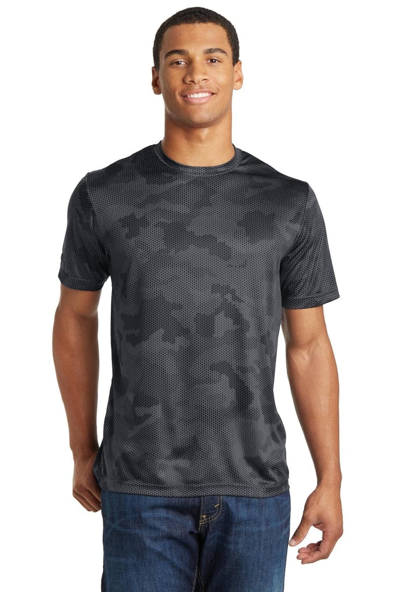 Sport-Tek ST370 CamoHex Tee in 