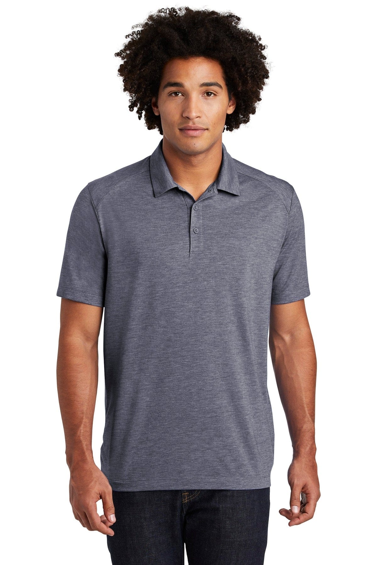 Sport-Tek Polos/Knits Sport-Tek ST405 PosiCharge Tri-Blend Wicking Polo
