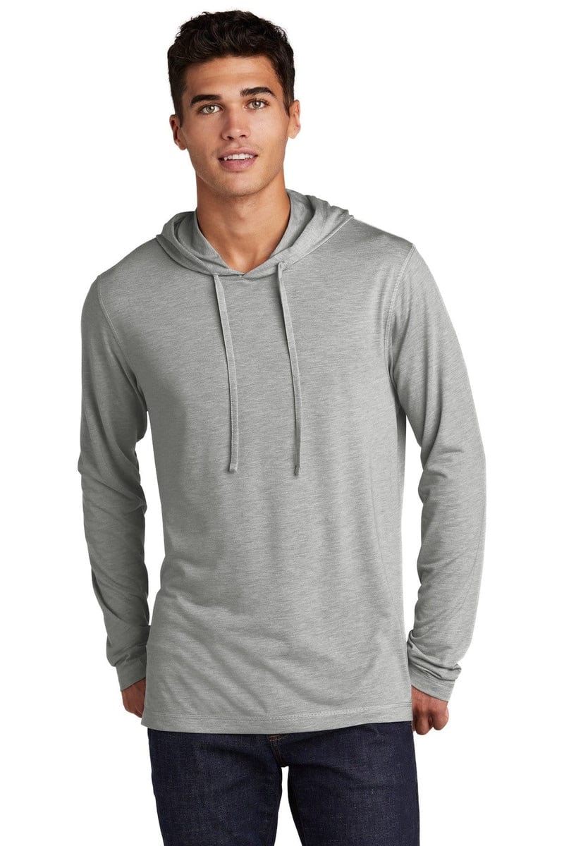 Sport-Tek ST406 PosiCharge Tri-Blend Wicking Long Sleeve Hoodie in 