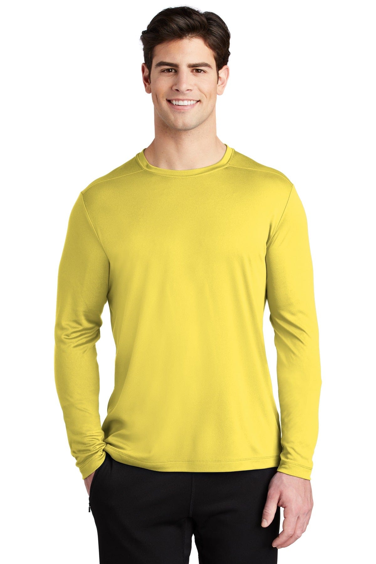 Sport-Tek T-Shirts XS / Yellow Sport-Tek ST420LS Posi-UV Pro Long Sleeve Tee