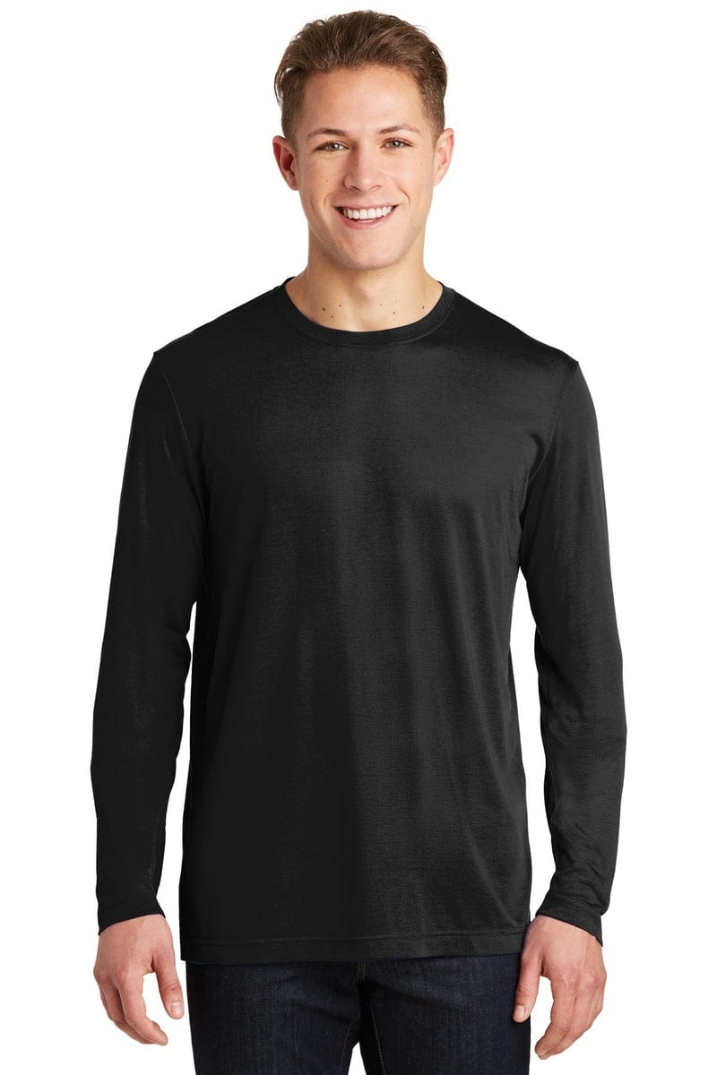 Sport-Tek ST450LS Long Sleeve PosiCharge Competitor Cotton Touch Tee in 