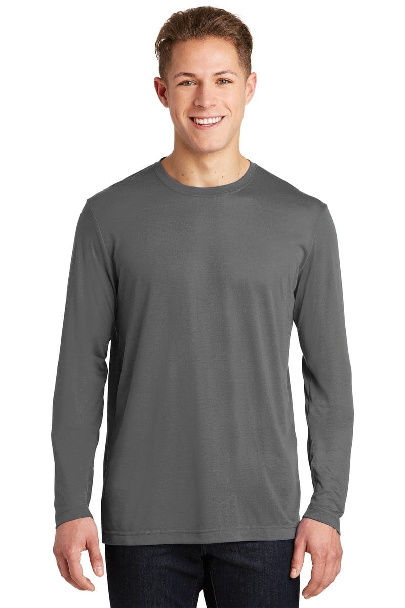 Sport-Tek ST450LS Long Sleeve PosiCharge Competitor Cotton Touch Tee in 