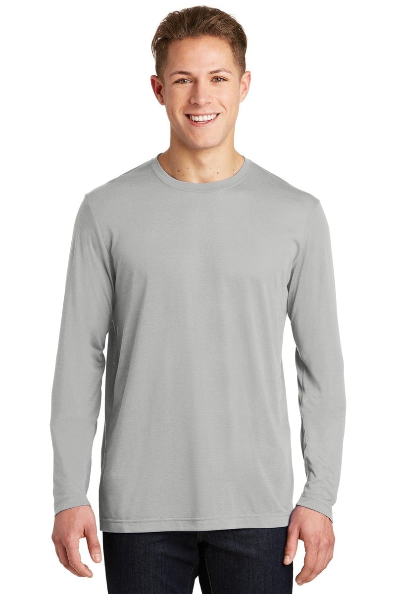 Sport-Tek ST450LS Long Sleeve PosiCharge Competitor Cotton Touch Tee in 