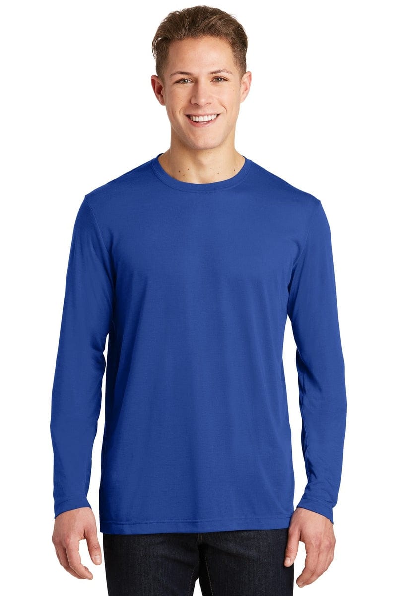 Sport-Tek ST450LS Long Sleeve PosiCharge Competitor Cotton Touch Tee in 