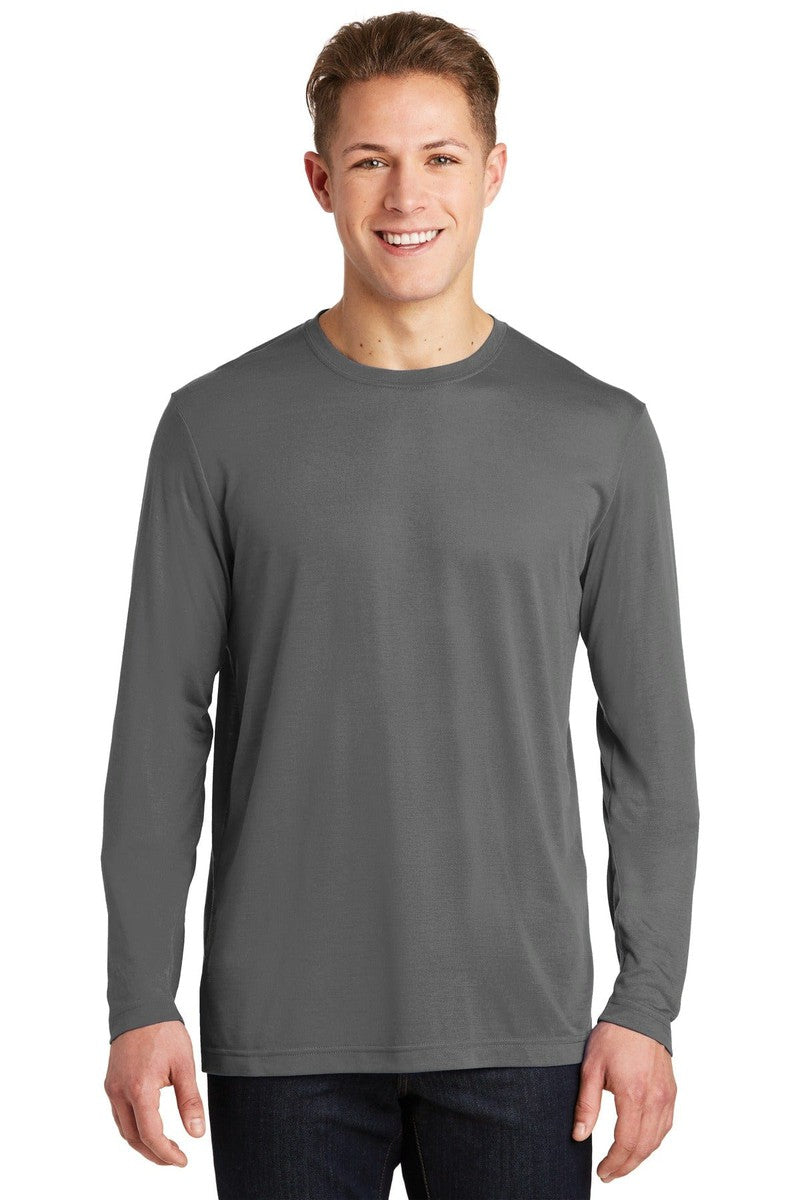 Sport-Tek ST450LS Long Sleeve PosiCharge Competitor Cotton Touch Tee in 