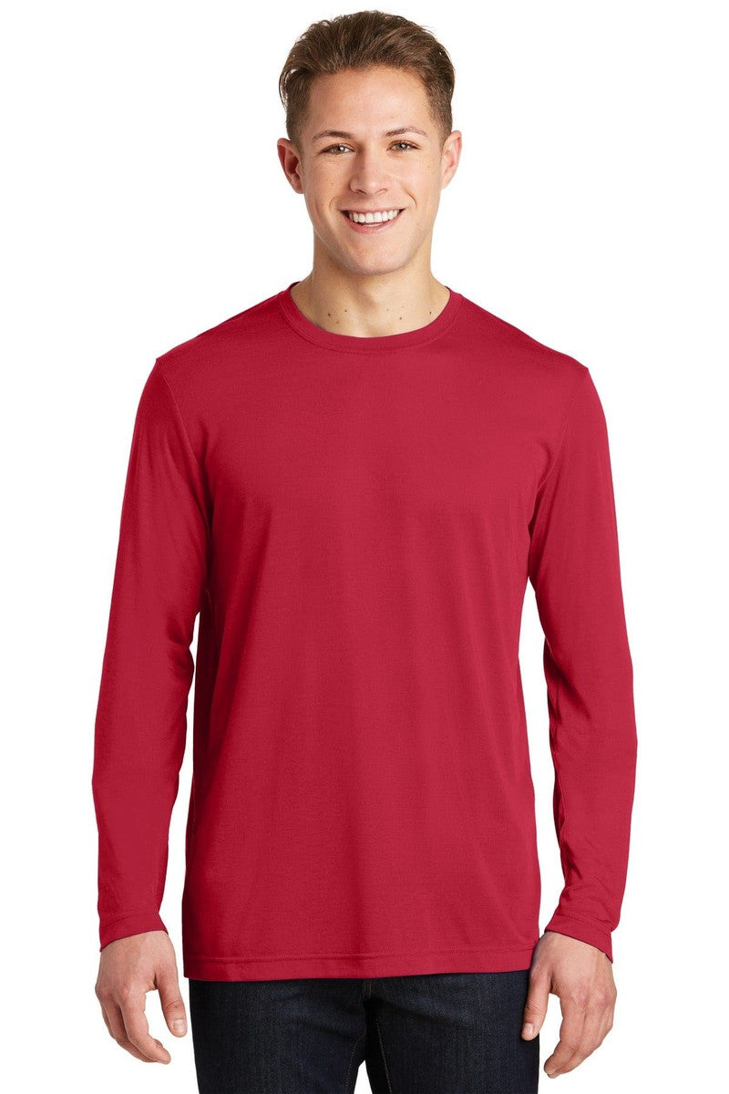 Sport-Tek ST450LS Long Sleeve PosiCharge Competitor Cotton Touch Tee in 