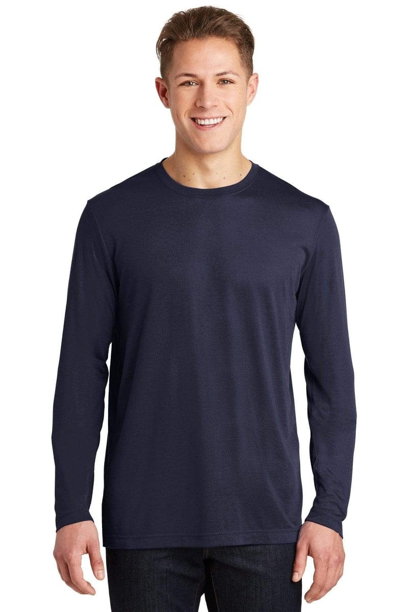 Sport-Tek ST450LS Long Sleeve PosiCharge Competitor Cotton Touch Tee in 