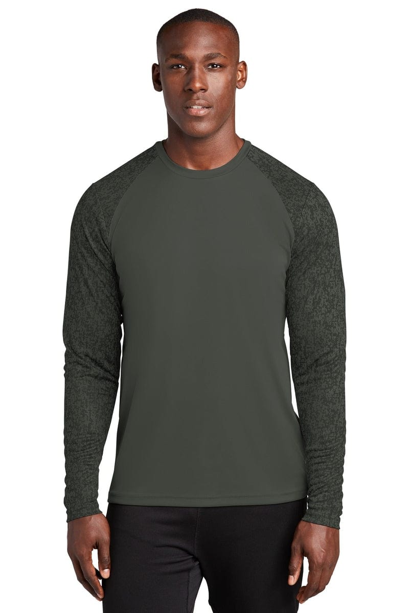 Sport-Tek ST460LS Long Sleeve Digi Camo Tee in 