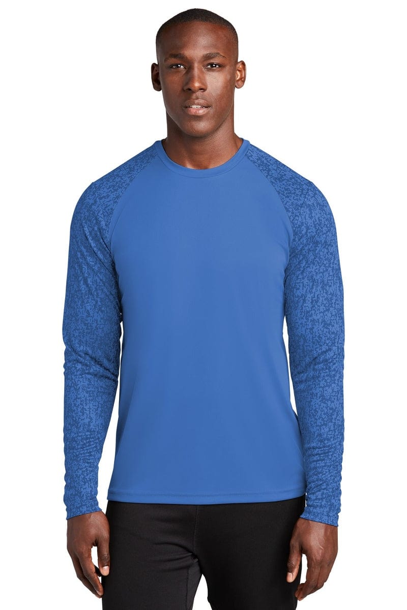 Sport-Tek ST460LS Long Sleeve Digi Camo Tee in 