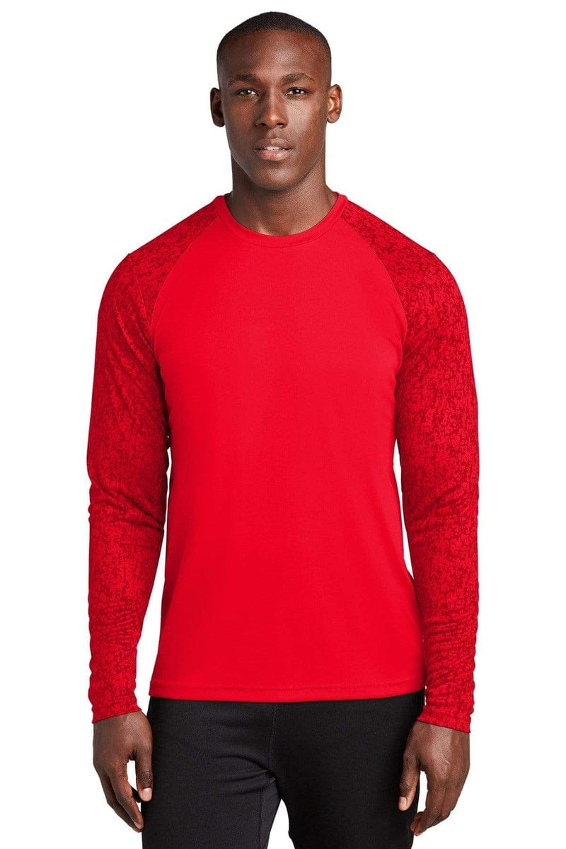 Sport-Tek ST460LS Long Sleeve Digi Camo Tee in 